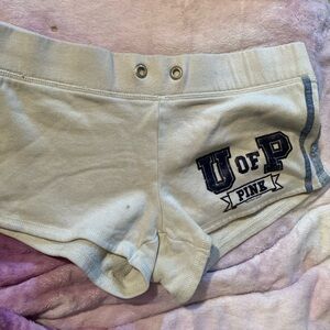 Victoria's Secret Cream Athletic Shorts with Soft Texture